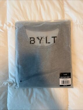 BYLT Basics Lux Heather Grey Short Sleeve Tee